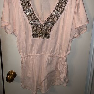 Blush blouse